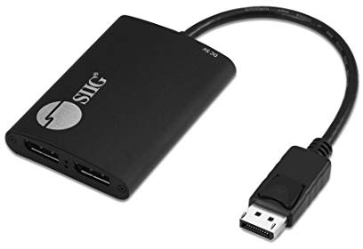 SIIG DisplayPort 1.2 to Dual DisplayPort MST Hub, 4K, TAA, CE-DP0H11-S1