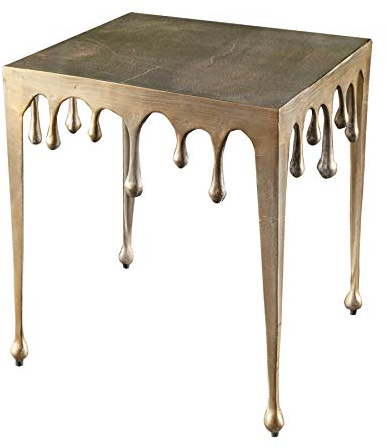 Couchtisch LIQUID LINE 46cm - gold - Metall - stabile Konstruktion | Montiert, hochwertig, angenehme Haptik, eleganter Look