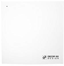 Aérateur extra-plat Decor 100 CRZ - 10,7W - 80m3/h - Avec clapet anti-retour