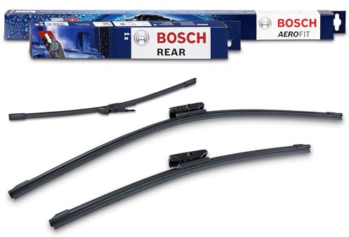 Bosch Scheibenwischer Heckwischer Vorne + Hinten, Aerofit AF187 + Aerotwin | Kompatibel mit: BMW X1