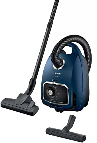Bosch BGB6X300 Staubsauger mit Beutel, 4 L, 600 W, HEPA Filter, 75dB, 12 Meter Kabel