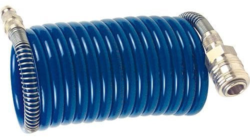 Druckluft Spiralschlauch 2,5m 9x12mm Nylon