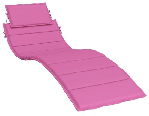 vidaXL Sonnenliegen-Auflage Rosa Oxford-Gewebe