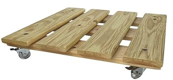 MW-TopShop Pflanzenroller Puma Tragkraft 200kg (NEU: versenkte Schrauben) (60x60cm)