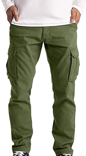 Générique Pantalon Cargo Homme Pants Tactique Militaire Randonnée Chasse Pantalon de Travail Homme Treillis avec Plusieurs Poches Pantalon Chantier Cargo Pant