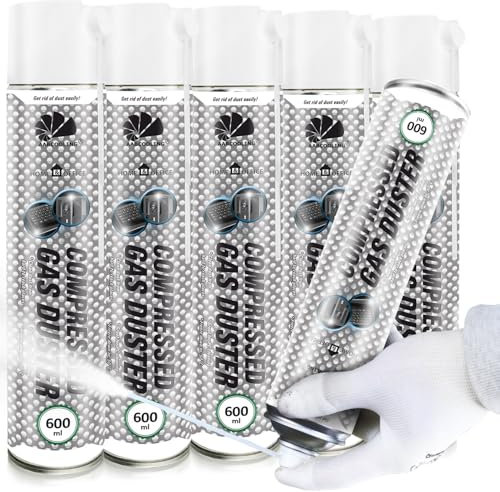 AABCOOLING Home&Office Sprays Nettoyants pour Moteur 5x600ml – Bombe Froid -50°C, Usinage Métaux, Refroidissement Composants Électroniques, Aide au Diagnostic, Dépannage Thermique, K5