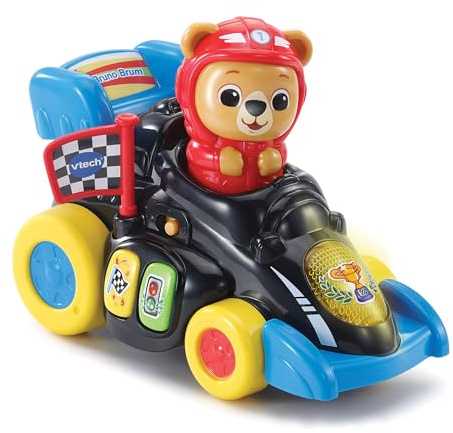 VTech-Baby Bruno Brum-Brum, Bólido Interactivo para Gatear y Aprender, Sonidos, Canciones y Movimiento, Juguete Educativo para Bebés +12 Meses, Versión ESP