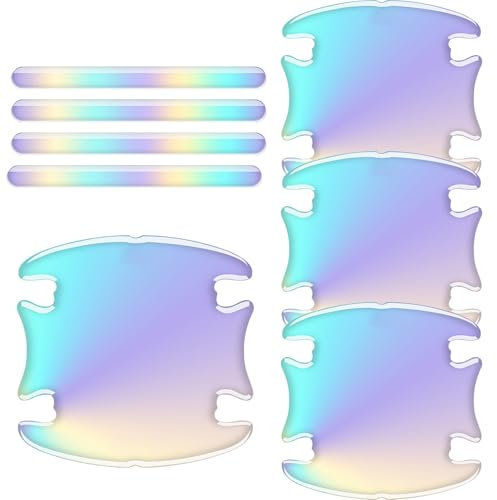 Protège-Poignée de Portière | Autocollant Anti-Rayures pour Cavité de Poignée - Jeu d'Autocollants Décoratifs Multicolores pour Extérieur Camion Camping-Car Automobile