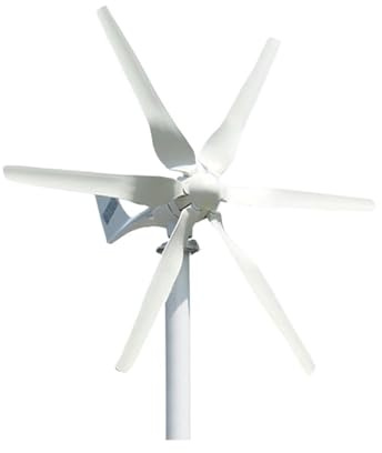 Aerogenerador, 1000W 12V 24V 48V Generador de turbina eólica de energía libre trifásico for el hogar Kit de molino de viento horizontal de 1KW Turbinas eólicas de arranque de baja velocidad del viento