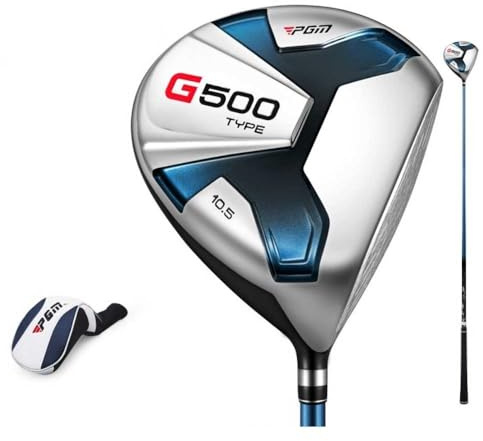 Golfklubb trä nr.1 stång höger hand golf fairway trä loft 10,5 grader herr R/S klass grafit skaft golfdriver med golphuvudskydd (med R kolskaft)