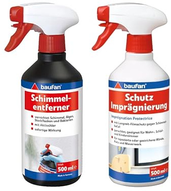 baufan Schimmel-Entferner & Schutz-Imprägnierung Set