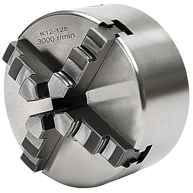 Mandrin de tour à 4 mors, mandrin à trois mors 80/100/125 mm, mandrin de serrage pour travaux de serrage, fraisage, perçage et tournage