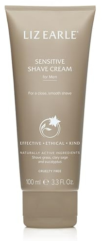 Liz Earle Sensitive Shave Cream for Men, 100ml