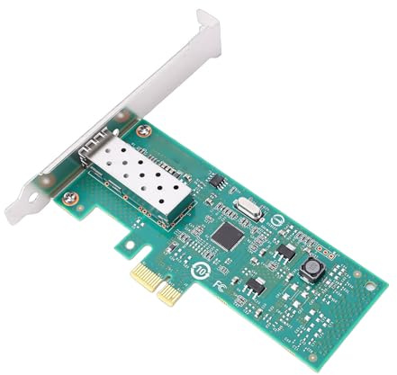 Generic Adaptador de Tarjeta de Red SFP+ PCIe X1 de 1 GB Controlador 210AT Eficiente para 10, para Servidores de Pequeñas Empresas