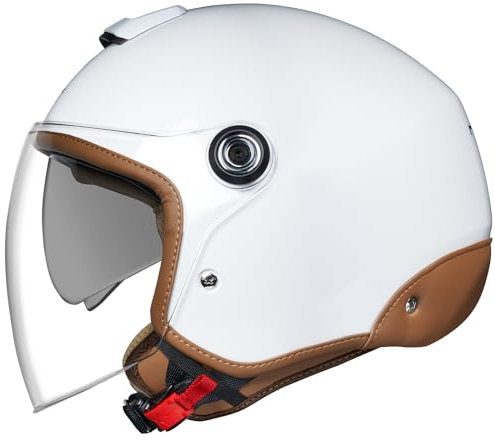 Nexx Y.10 Sunny Jetmhelm (White,M (57/58)), Weiß