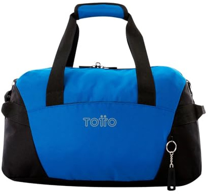 TOTTO - Bolsa de Deporte, Modelo Active Pro S, Medidas 40 x 25 x 20 cm, Capacidad 22 L, Asa de Mano, Correa Ajustable Hombro, Argollas para Candado en Cremallera Principal, Color Snorkel Blue