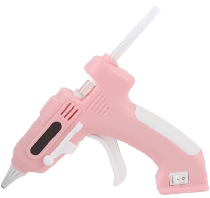 Pistola per Colla Senza Fili, Mini Pistola per Colla, con 10 Stick di Colla, Strumento per Colla a Caldo Senza Fili, Kit Pistola per Colla a Caldo Ricaricabile, per Decorazioni