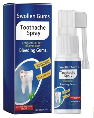 Spray Para El Cuidado Del Dolor De Muelas,Spray Analgésico Dental,Sprays Bucal Gingival,Sprays Portátil De Dolor De Muelas,Aerosol Para El Cuidado Bucal Aliviar,Sprays De Reparación De Encías