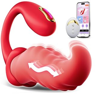 Vibromasseurs Feminin Clitoridien Sex Toys Femme - Gode Vibro-masseur Point G Stimulateur Clitoridien à Distance avec Torsion Puissante et Léchage de Langue, Godemichets Sextoyse Femme Clitoridienne