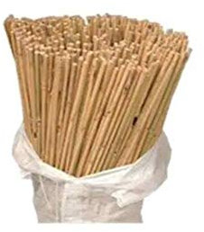 ASSCA 5ft Bamboo Canes Garden Plant Support x20