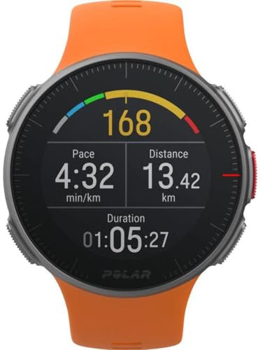 Polar Vantage V – Premium-Multisportuhr mit GPS, optischer Pulsmessung und extrem langer Akkulaufzeit – Multisport und Triathlontraining – Herzfrequenz-Messgerät, wasserdicht