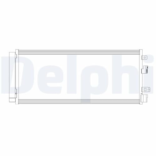 DELPHI CF20381 Klimakondensator Klimaanlage Auto mit Trockner Kompatibel mit OPEL Corsa E Schrägheck X15 13378220 13453205 1850441