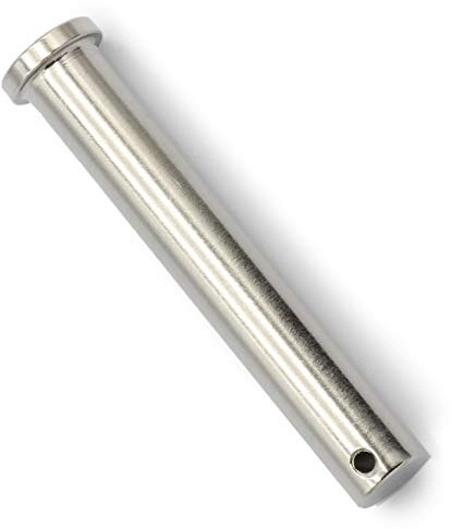 DIOS24 10 Stück Steckbolzen 6 x 25 mm (Größe und Menge wählbar) - Edelstahl V4A - Splintbolzen Sicherungsbolzen Stecksplint