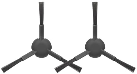 Dreame Ersatz-Seitenbürstenpaar für Dreame Staubsauger D9 Pro, D9 Max, L10 Pro, D10s Pro, D10s Plus, schraubenförmige Form zum Entfernen von Schmutz aus Ecken und Raumkanten