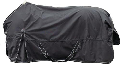 HKM Premium Weidedecke Schwarz 145
