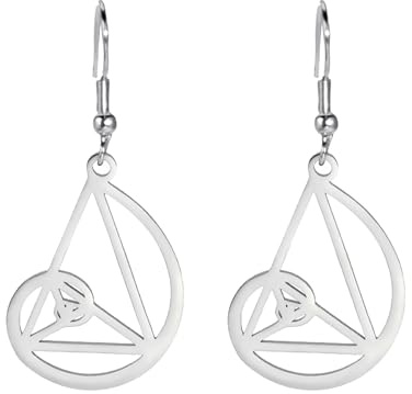 Goldener Schnitt Ohrringe für Mathe-Liebhaber Fibonacci Spirale Tropfen Ohrringe Fibonacci-Zahlen Schmuck Heilige Geometrie Mathematik Geschenke für Frauen Mathematiklehrer Architekt