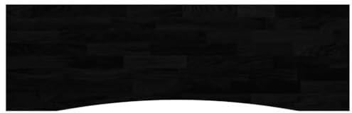 Kangmusi Schreibtischplatte Dunkelbraun 160x50x2,5 cm Massivholz Eiche, kangmusi4009031