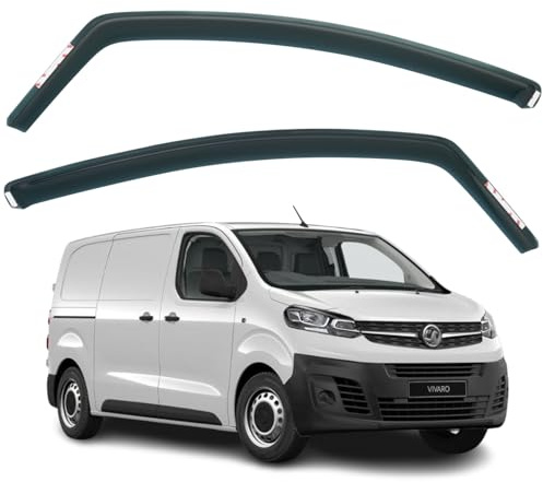 2 pcs Wind Deflectors For Vauxhall Vivaro MK3 2019 2020 2021 2022 2023 2024 2025 Models. Vivaro Life Rain Guards, Vivaro-E Life Window Visors.