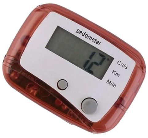 Accurate Step Counter | Walking Pedometer | Simple Step Counter Walking | Portable Walking Distance Miles/Km Pedometer | Multifunctional With Clip For Outdoor Sports, Daily, Fitness