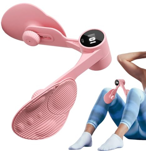 Duroecsain Allenatore Del Pavimento Pelvico - Attrezzature Esercizio Gambe e Fianchi | Esercizio Cosce con Contatore - per Fitness Sport Esteri Allenamento Della Casa Addome Glutei
