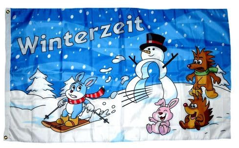 Fahne/Flagge Winterzeit 90 x 150 cm