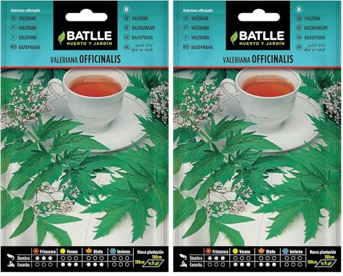 Semi di erbe di Batlle - Valerian Officinalis (Seeds - 100cm) (Confezione da 2)
