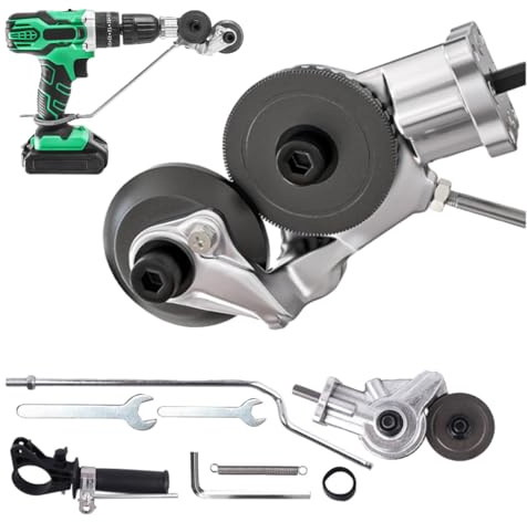 Titanium Drill Nibbler Sheet Metal Cutting Tool, Sheet Metal Cutter, Electric Drill Plate Cutter Attachment, For DIY Projects, Home Repairs, Workshops & Light Metalwork (1pcs)