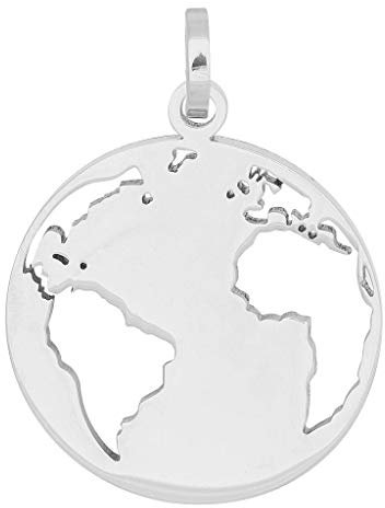 iXXXi Anhänger GLOBUS silber - Ø 2,5 cm