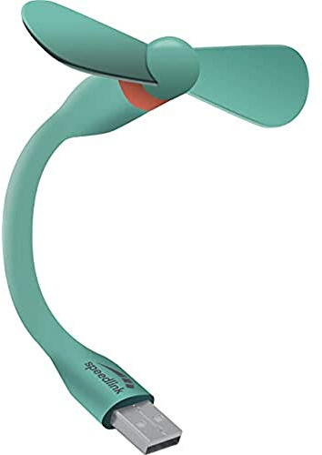 Speedlink AERO MINI USB Fan, Turquoise-Coral