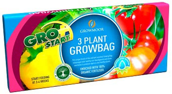 Growmoor 3 Plant Grow Bag 24 Litre