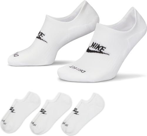 NIKE DN3314-100 Everyday Plus Cushioned Socks Unisex Weiß schwarz XL
