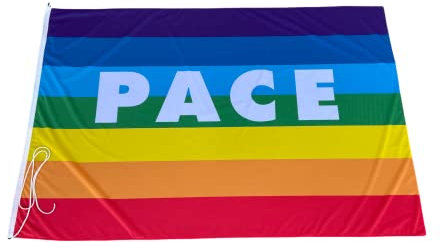 Bandiera della Pace Grande in Tessuto Nautico 130gr m², cm 200x300 | NS Bandiere