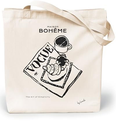 Loxato Stoffbeutel Bedruckt - Stofftasche - Baumwolltasche Bedruckt 100% B35 x H42 x T8 cm - Tragetasche Canvas-Stoff 220 g/m2 - Jutebeutel - Einkaufstasche Lange Henkel 70cm - Einkaufsbeutel