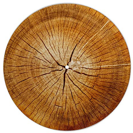 Next Ferry - Slipmat - Holz - Plattenspieler Matte aus Filz - Slipmats für DJ's - Plattentellerauflage für alle Plattenspieler Turntables - gedruckt in Deutschland