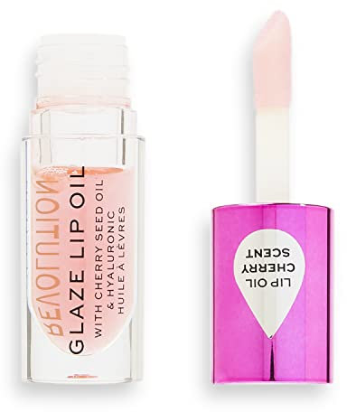 Revolution Beauty London, Glaze Lip Oil, Nourishing Glam Pink, 4.6ml