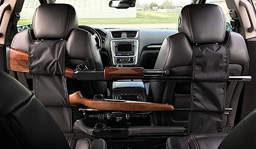 Aufbewahrungstasche for Vordersitze, Waffentasche for die Autositzlehne, Schrotflintengewehrständer, Jagdpistolenholster, Organizer, kompatibel mit Limousinen, Pickups, SUVs, Transportern und mehr