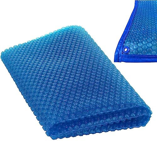 GONCBKVN Rechteckige Schwimmbad-Solarabdeckung, Blaue Blasen-Solardecke für in den Boden eingelassene Pools/Aufstellpools/Spa und Whirlpool (Size : 4m x 8m/13ftx26ft)