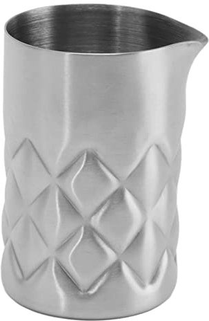 Lwuey Bicchiere Miscelazione Cocktail,Mescolatore Acciaio Inossidabile Martini Bar Beaker Shaker Baristi Infrangibile Portatile Utensili Feste Viaggio Aperto BBQ Lavastoviglie Sicuro(100ml)