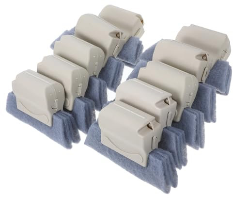 SEWOART Fensternut-reinigungsbürsten-Set 10-teilig Schiebetürschienenbürste Für Fensterdichtungen Räume