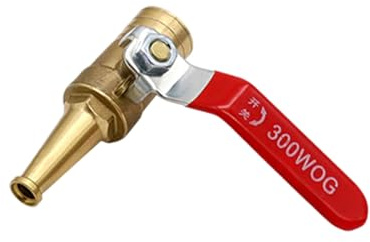 Boquilla de manguera de alta presión, boquillas de latón resistente para mangueras de jardín, conector de 1/2 pulgada, pulverizador de jardín